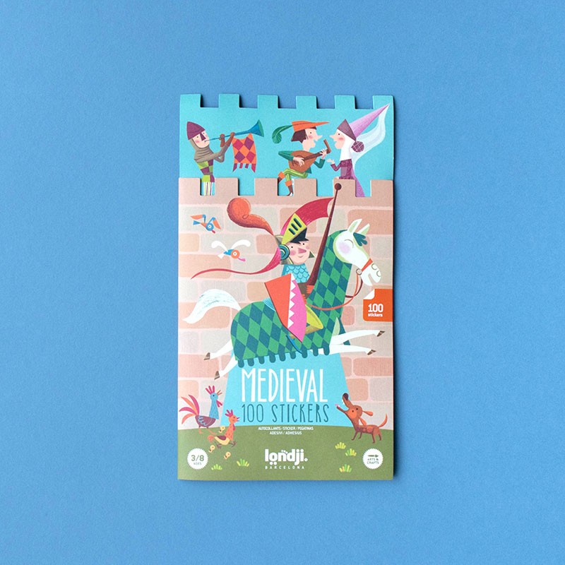 <p>100 autocollants médiévaux</p>